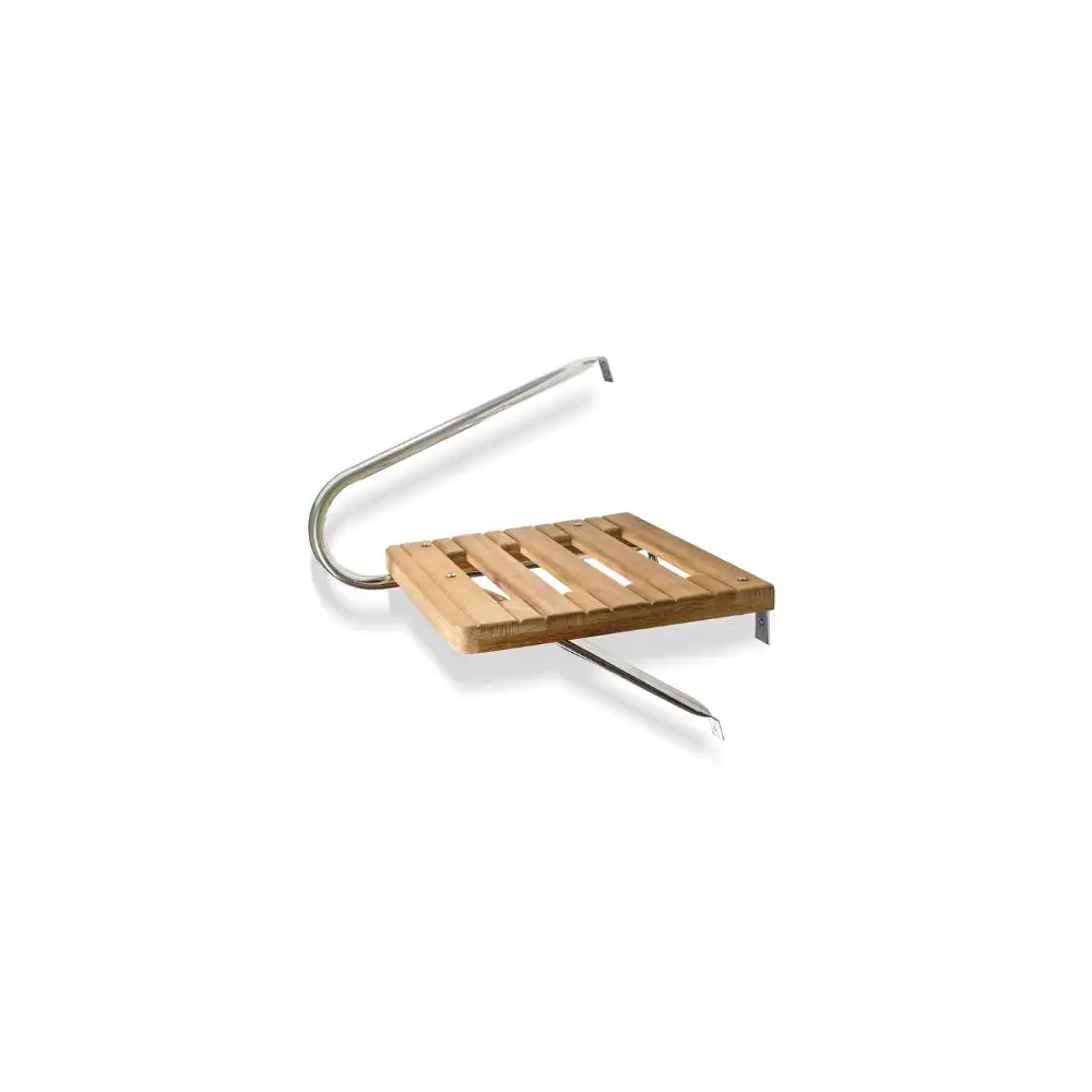 Teak Swim Platform - For Boats w/ Outboard Motors - WHI60900